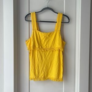 Yellow J. Crew Tank